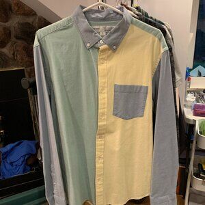 Colour Block Style Men’s Shirt (L)